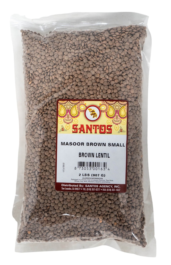 SANTOS BROWN MASOOR WHOLE 2LB