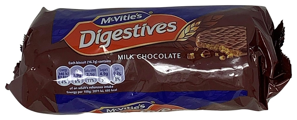 MCVITIES DIGESTIV MILK CHOCOLATE 300GM (price increase)
