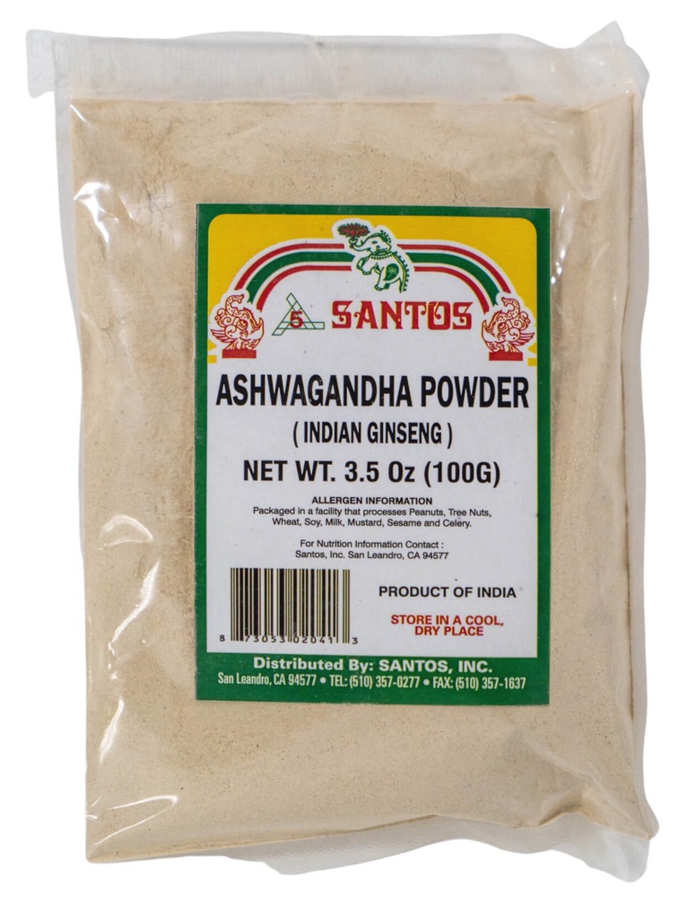 SANTOS ASHWAGANDHA POWDER 3.5OZ