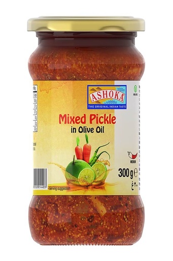 [PC56] ASHOKA MIXED PICKLE IN OLIVE OIL 300GM