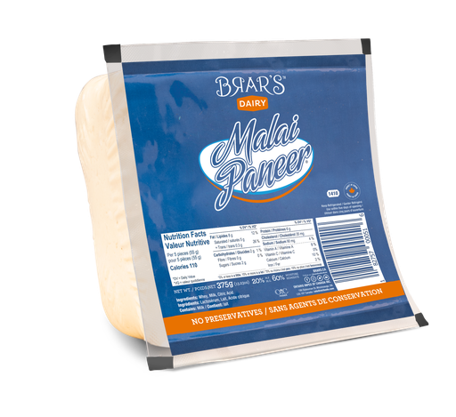 [FR333] BRARS MALAI PANEER 375GM(07/24/26)