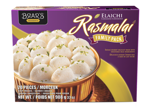 [FR347] BRAR'S ELAICHI RASMALAI 20 PCS FP 908GM (SRP $11.99)