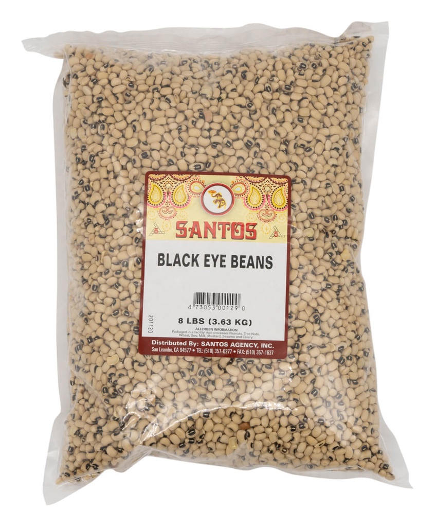 SANTOS BLACK EYE BEANS 8LB