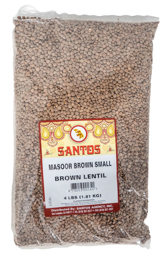 SANTOS BROWN MASOOR WHOLE 4LB