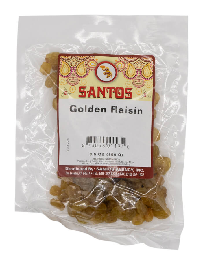 SANTOS GOLDEN RAISIN 3.5OZ