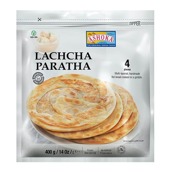 ASHOKA 4PC LACHCHA PARATHA 400GM 