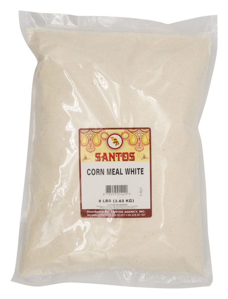 SANTOS WHITE CORN MEAL 8LB