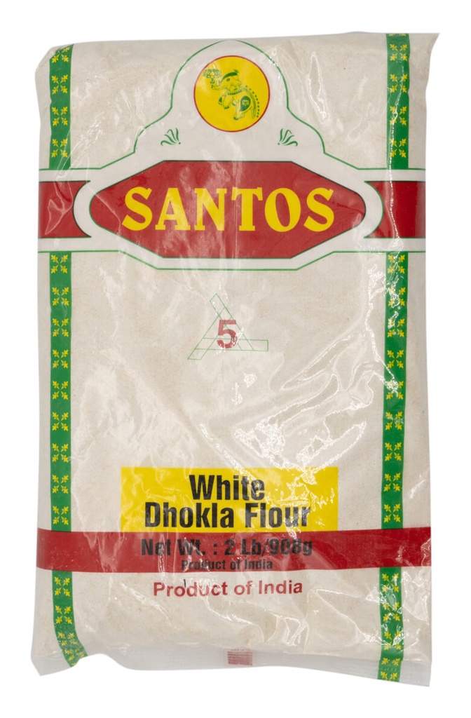SANTOS WHITE DHOKLA FLOUR 2LB
