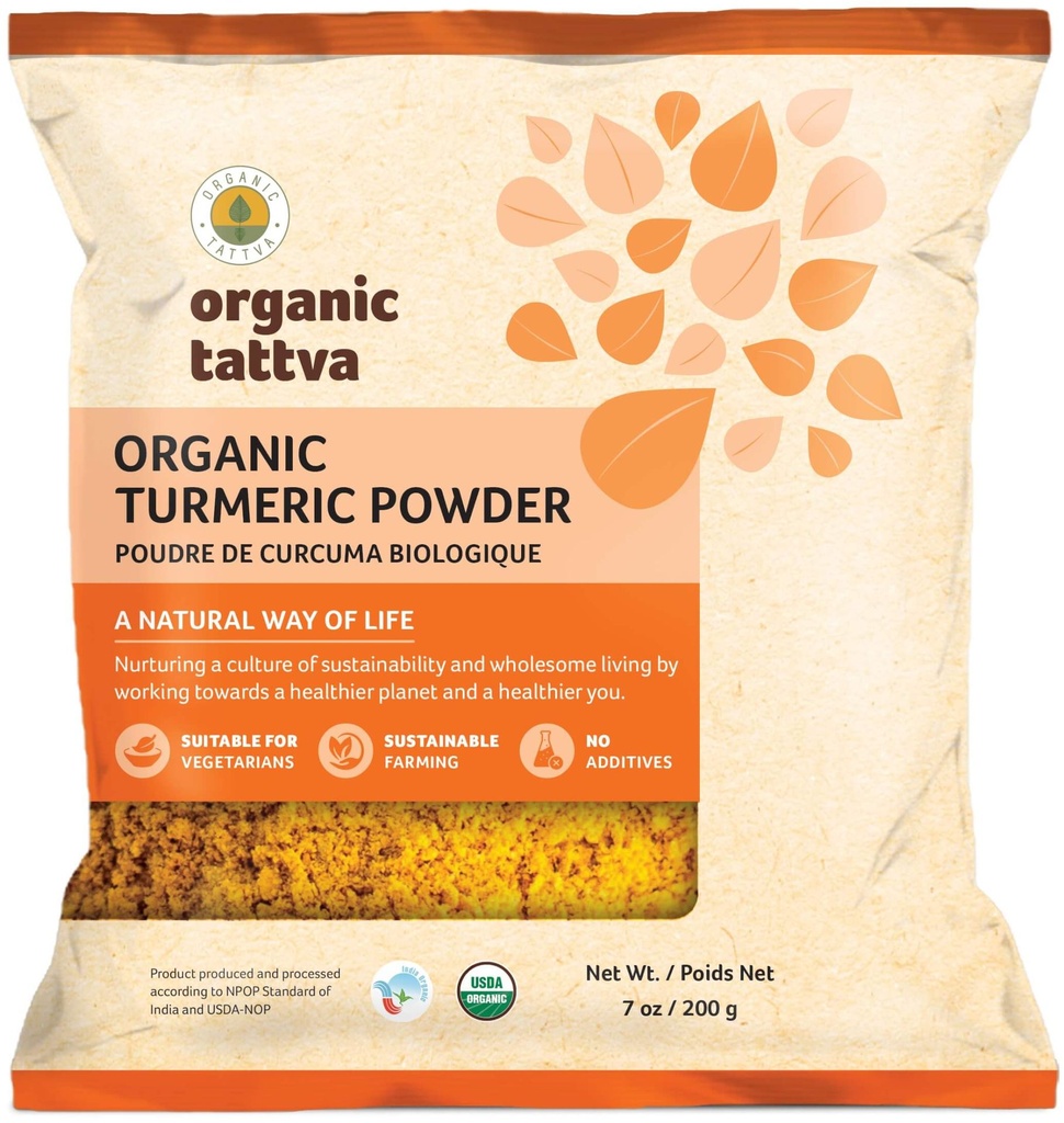 ORGANIC TATTVA TURMERIC POWDER 7OZ