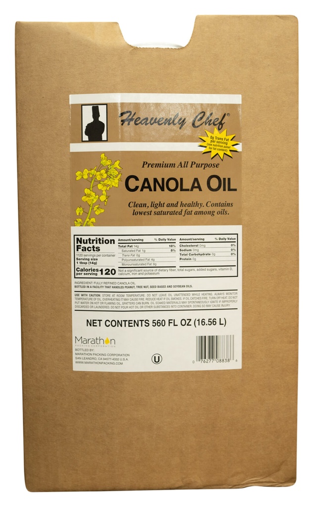CHEFS CANOLA OIL 35LB