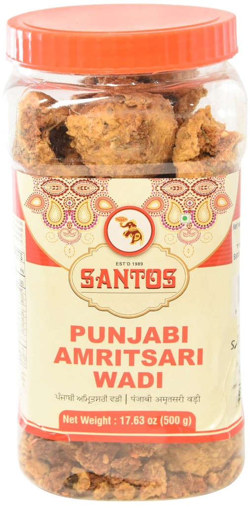 SANTOS PUNJABI WADI AMRITSARI JAR 500GM