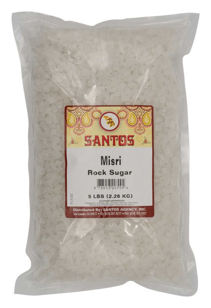 SANTOS ROCK SUGAR SMALL (MISRI) 5LB