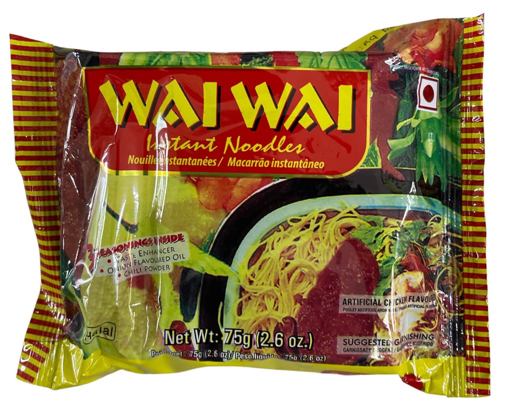  WAI WAI CHICKEN NOODLE 65GM
