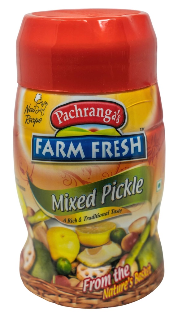 PACHRANGA MIXED PICKLE IN PLASTIC JAR 1KG NR