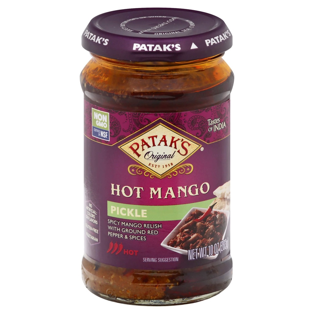 PATAK MANGO PICKLE HOT 10OZ(10/25)