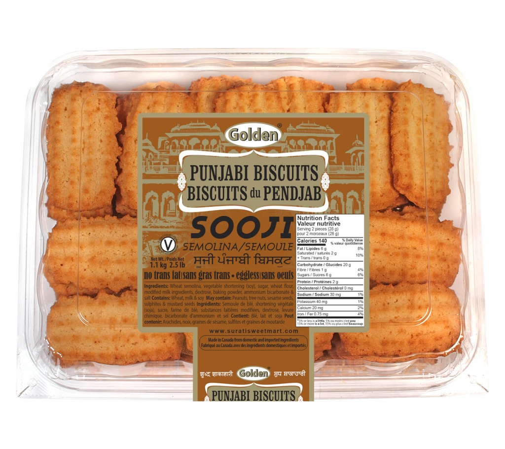 GOLDEN COOKIES SOOJI 2.5LB FINAL SALE NO RETURN