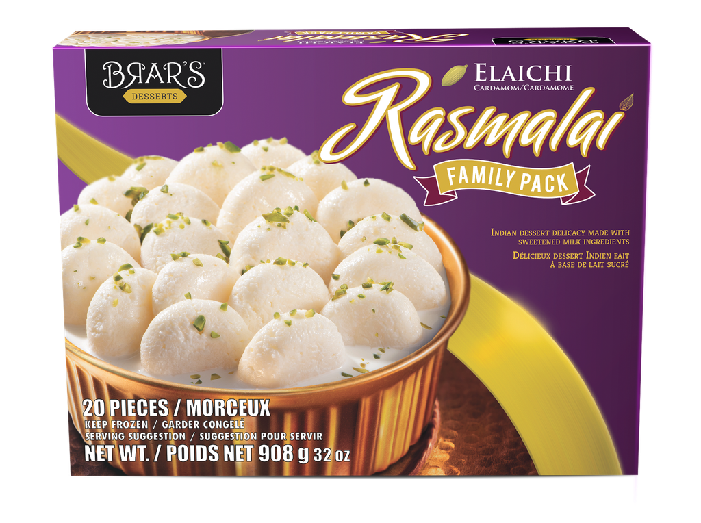 BRAR'S ELAICHI RASMALAI 20 PCS FP 908GM (SRP $11.99)