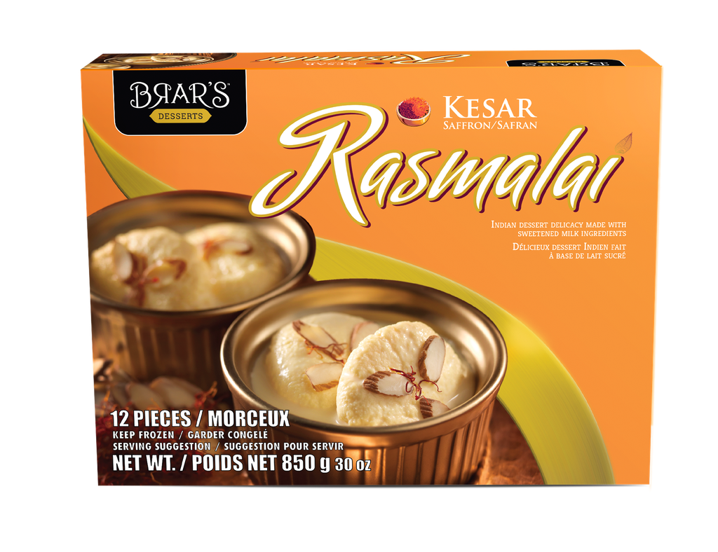 BRARS KESAR RASMALAI 850GM 12 PC