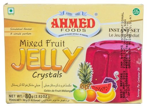 [MR11] AHMED MIX FRUIT JELLY 70GM(11/24)
