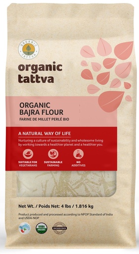 [OG15] ORGANIC TATTVA BAJRI FLOUR 4LB