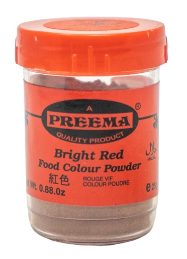 [PN74] PREEMA RED FOOD COLOR 25G