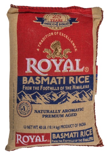 [RC26] ROYAL BASMATI RICE 40LB