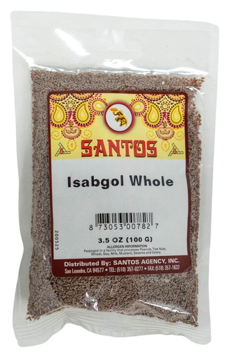 [SP71A] SANTOS ISABGOL WHOLE 3.5OZ