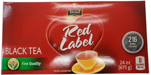 [TC19] RED LABEL TEA BAG 216BAGS(04/24)