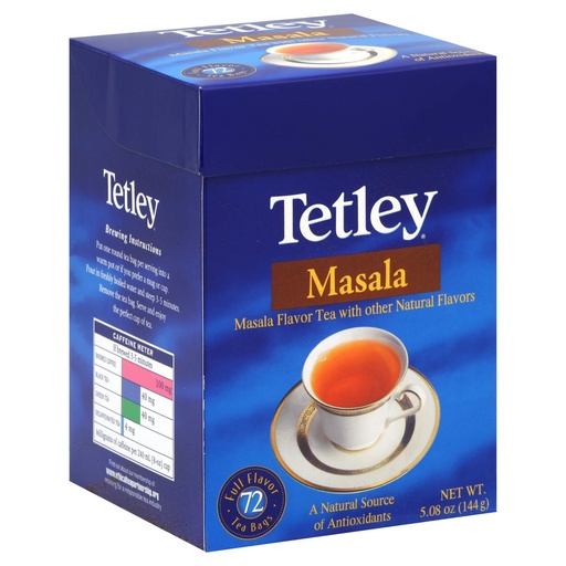 [TC26] TETLEY MASALA TEA 72BAGS