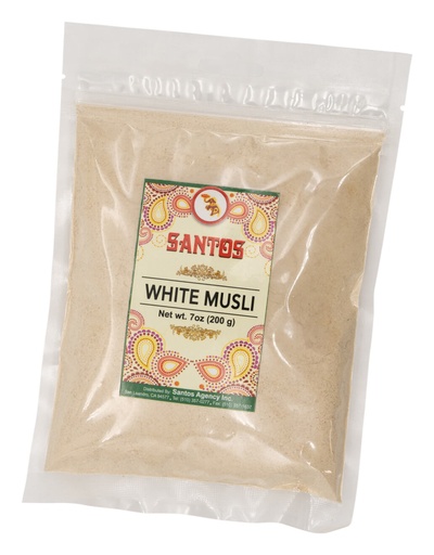 [HB33B] SANTOS WHITE MUSLI POWDER 7OZ